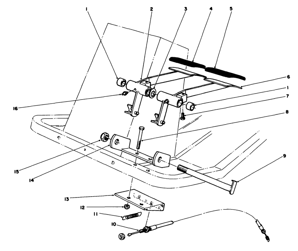 Brake Kit Model No. 30758 (Optional) (Continued) Diagram and Parts List for 30754 0000001 - 0999999 Toro Lawn Tractor