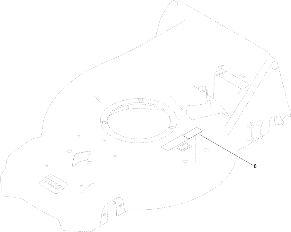 Deck Decal Assembly Diagram and Parts List for 21565 412900000 - 999999999 Toro Lawn Mower