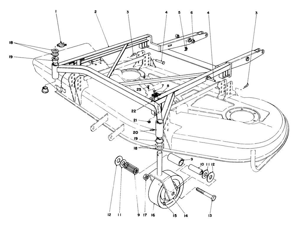 Cutting Unit Model No. 30555 (Continued) Diagram and Parts List for 30775 600001 - 699999 Toro Lawn Tractor
