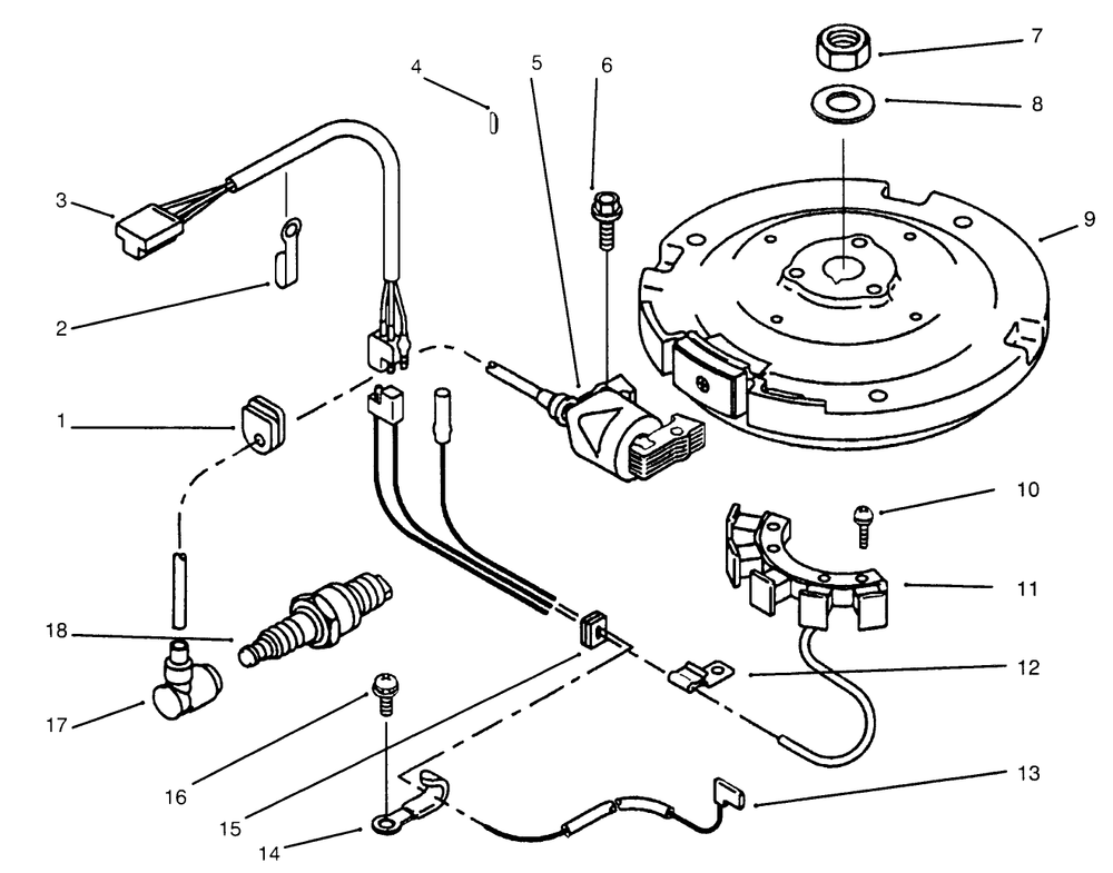Electric Equipment Diagram and Parts List for 30166 590001 - 599999 Toro Lawn Tractor Accessories