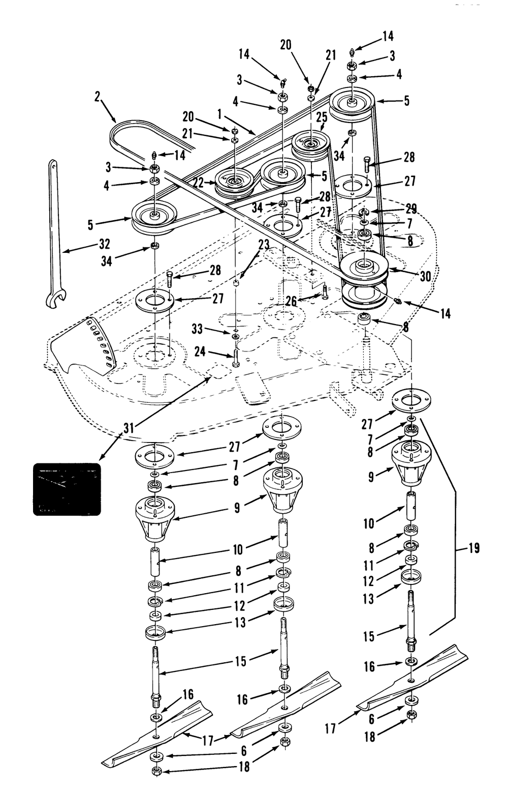 Rear & Side Discharge Mower-42 In (107 Cm) Vehicle Identification Number 05-42ry01 Diagram and Parts List for 05-42SY01  Toro Lawn Mower
