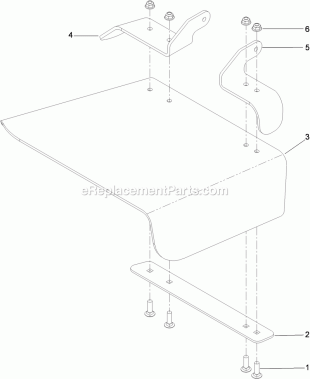 Rubber Deflector Assembly No. 108-7770 Diagram and Parts List for 74903CP 311000001-311999999 Toro Lawn Mower