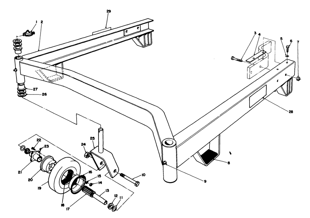 Cutting Unit Model No. 30753 (Continued) Diagram and Parts List for 30718 1000001 - 1999999 Toro Lawn Tractor