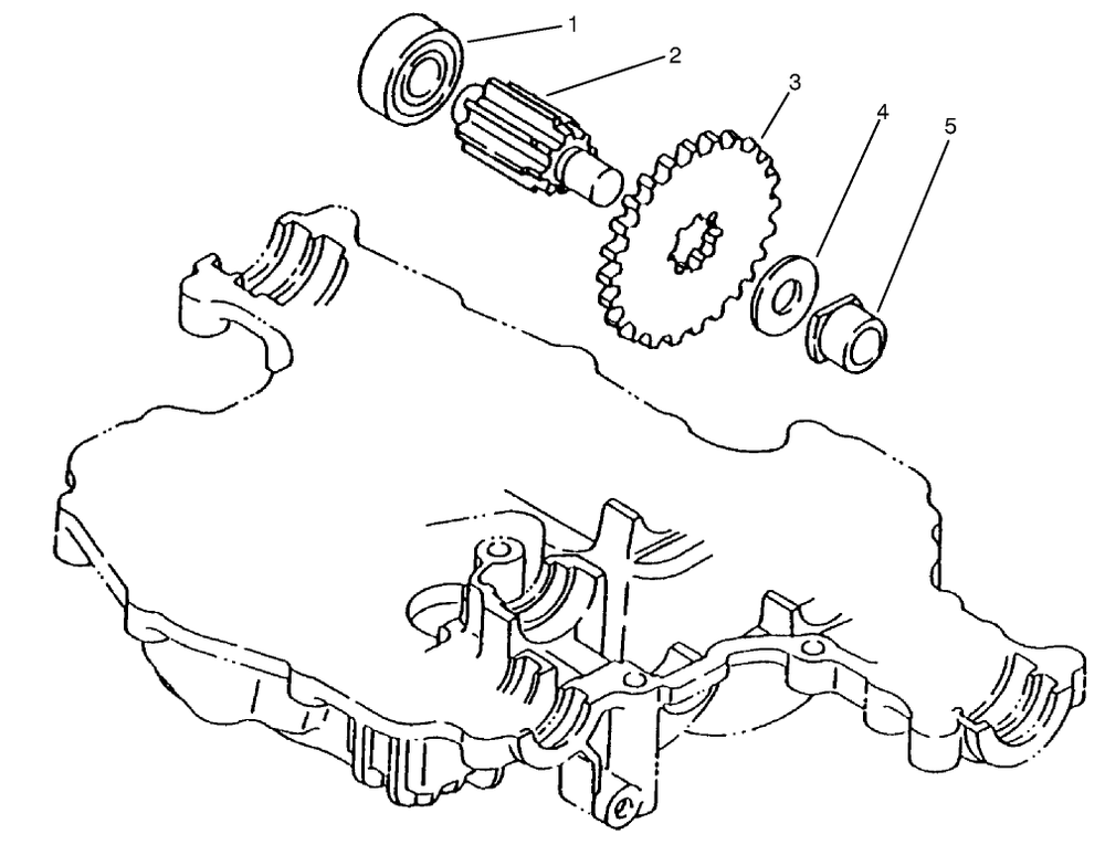 Final Pinion Diagram and Parts List for 72104 7900001 - 7999999 Toro Lawn Tractor