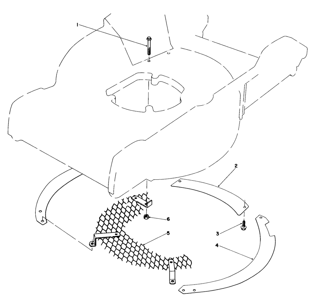 Leaf Shredder Kit No. 59101 (Optional) Diagram and Parts List for 20574 4000001 - 4999999 Toro Lawn Mower