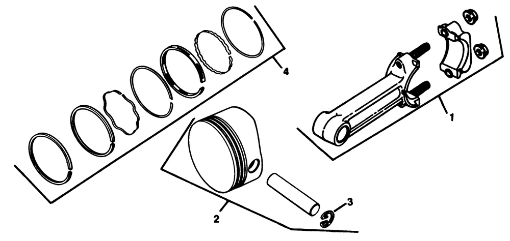 Piston & Rod-Kohler Engine Model No. Kt17qs Type No. 24324 (Continued) Diagram and Parts List for 30754 7000001 - 7999999 Toro Lawn Tractor