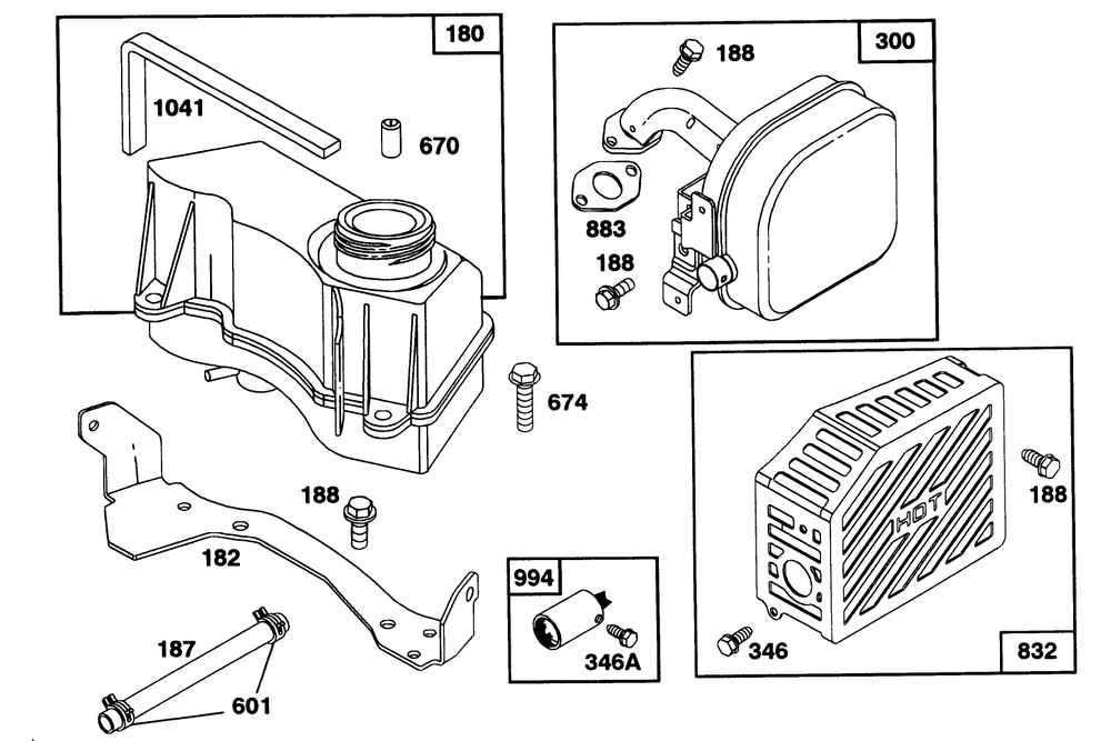 Engine Briggs & Stratton Model 97772-0112-01 Diagram and Parts List for 20328B 2000001 - 2999999 Toro Lawn Mower