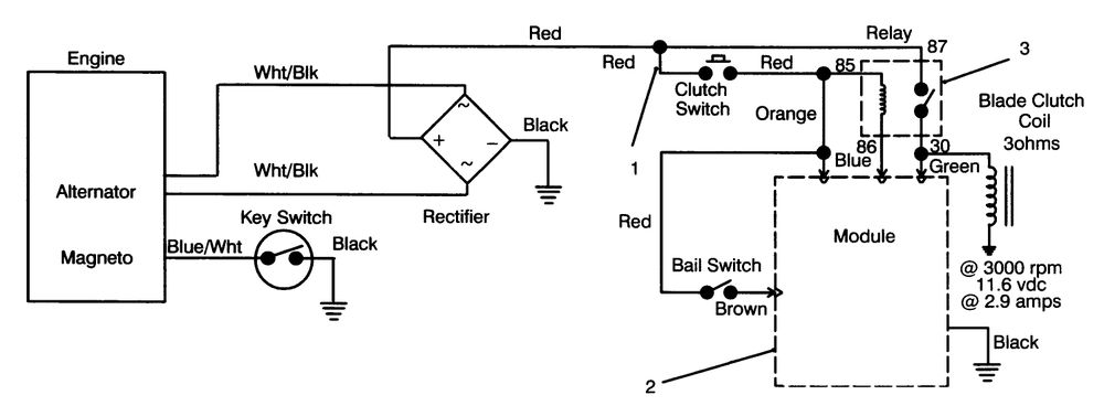 Electric Schematic Diagram and Parts List for 30165 5900001 - 5999999 Toro Lawn Tractor Accessories