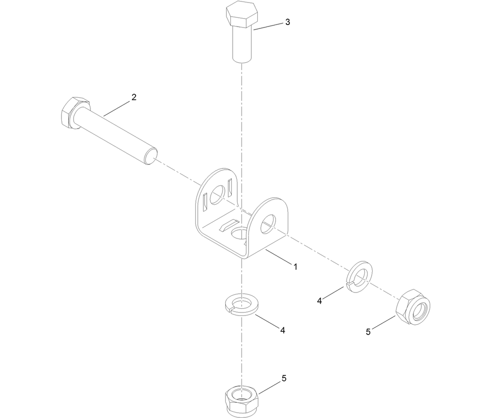 Light Mount Kit Assembly No. 140-6698 Diagram and Parts List for 2937  Toro Lawn Tractor