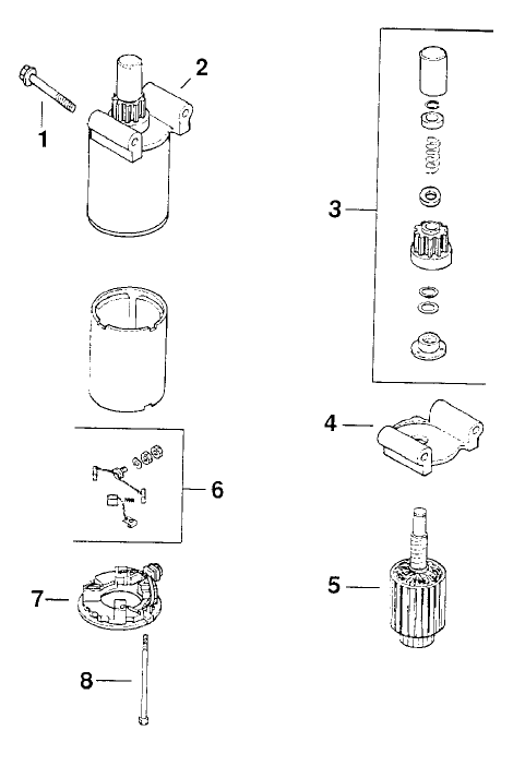 Starter System Engine Kohler Model No. Cv14s-1429 Diagram and Parts List for 30187 790001 - 795000 Toro Lawn Tractor Accessories