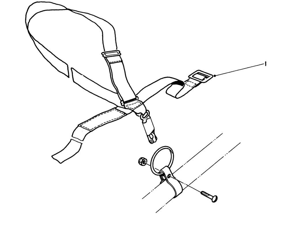 Deluxe Harness No. 46-2960 (Optional) Diagram and Parts List for 51603 3000001 - 3999999 Toro Trimmer