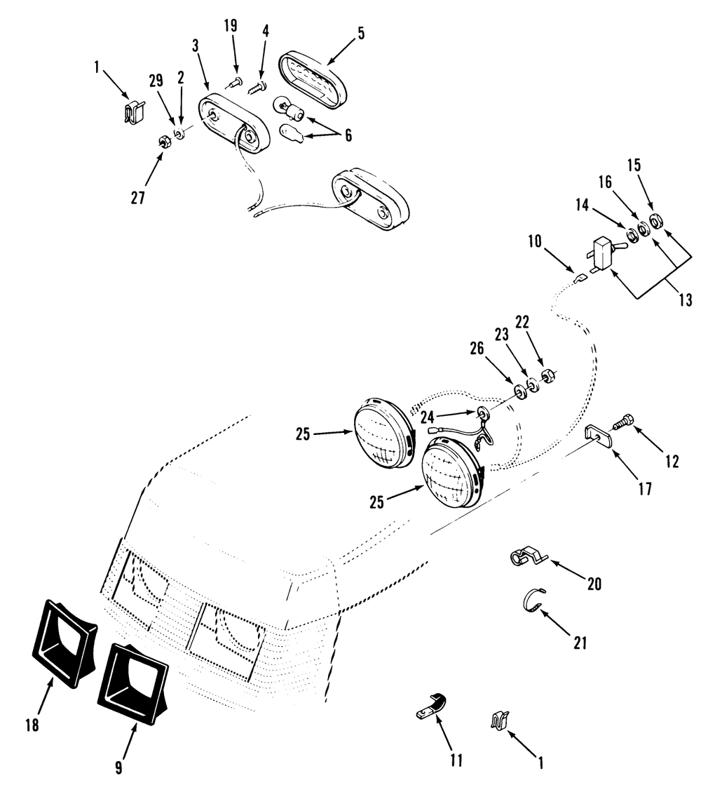 Electrical System Diagram and Parts List for 31-10K803 2000001 - 2999999 Toro Lawn Tractor