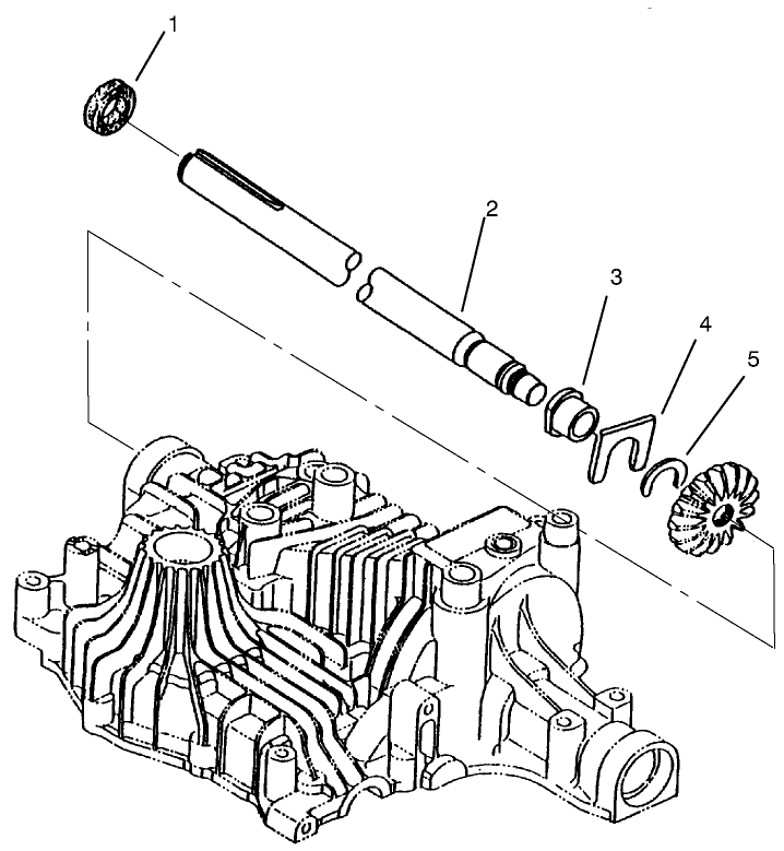 Axle Shift Diagram and Parts List for 72110 7900001 - 7999999 Toro Lawn Tractor