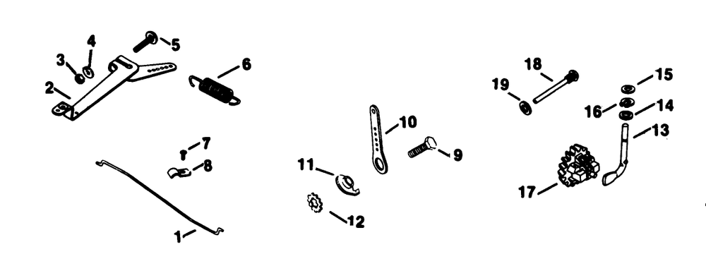 Governor-Engine Kohler Model No. Kt17qs Type No. 24324 (Continued) Diagram and Parts List for 30754 5000001 - 5999999 Toro Lawn Tractor