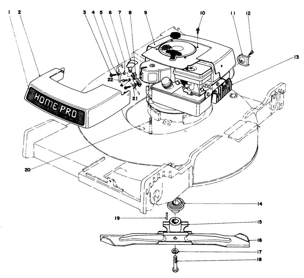 Engine Assembly Diagram and Parts List for 16756 7000001 - 7999999 Toro Lawn Mower