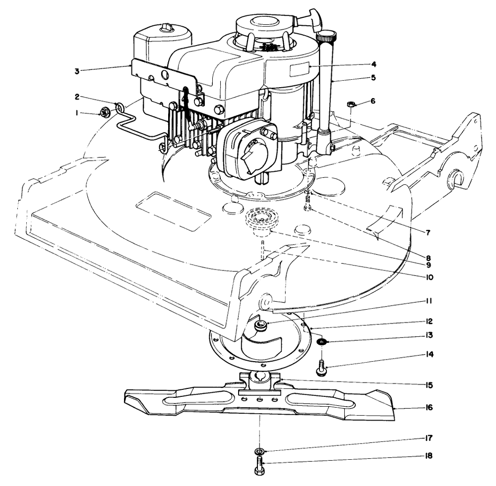 Engine Assembly (Model 22020) Diagram and Parts List for 22020 5000001 - 5999999 Toro Lawn Mower