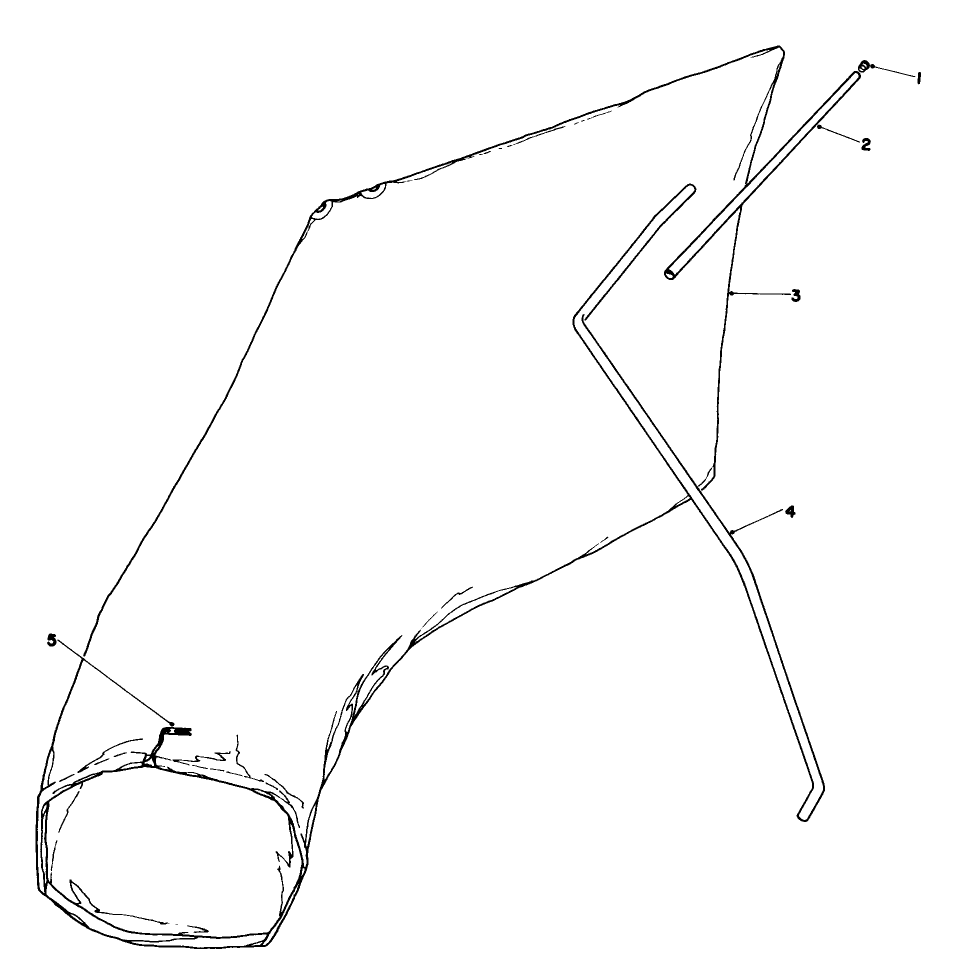 Giant Bagging Kit No. 29-9750 (Optional) Diagram and Parts List for 16299 4000001 - 4999999 Toro Lawn Mower