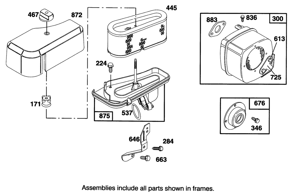 Engine Briggs & Stratton Model 28b707-0126-01 Diagram and Parts List for 70120 4900001 - 4999999 Toro Lawn Tractor