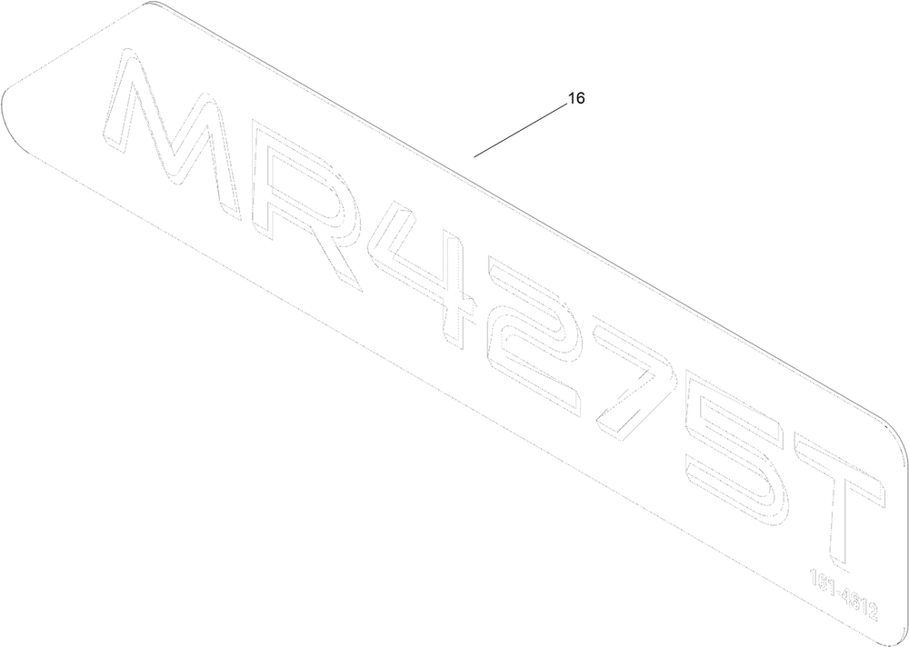 Decal Assembly Diagram and Parts List for 74692 400000000 - 999999999 Toro Lawn Tractor