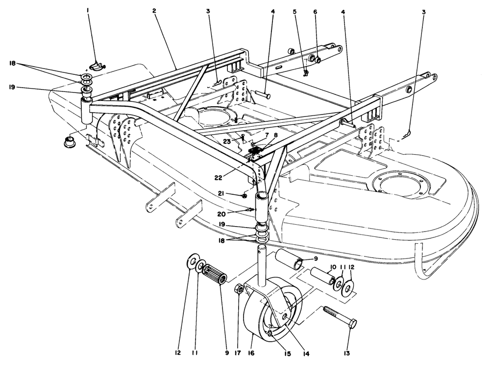 Cutting Unit Model No. 30555 (Continued) Diagram and Parts List for 30555 7000001 - 7999999 Toro Lawn Mower