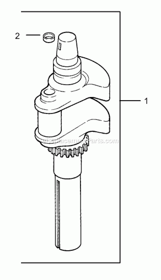 Crankshaft Assembly Kohler Cv20s Pro 65593 Diagram and Parts List for 74177 230007001-230999999 Toro Lawn Mower