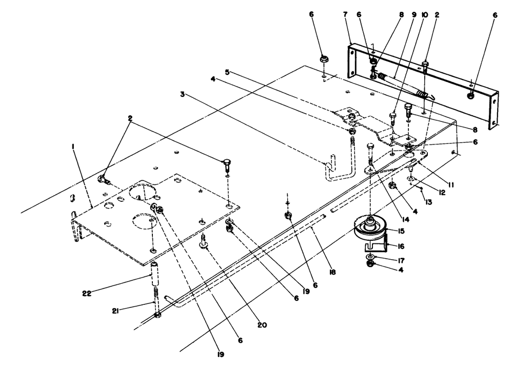 Traction Assembly Diagram and Parts List for 56155 3000001 - 3999999 Toro Lawn Tractor