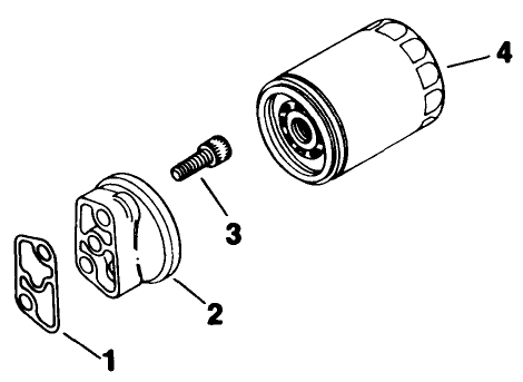Oil Filter Engine Kohler Model No. M18qs-24615 (Continued) Diagram and Parts List for 30718 0000001 - 0999999 Toro Lawn Tractor