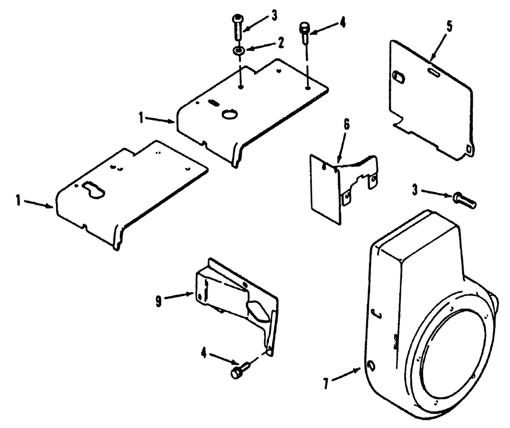 Kohler Baffles And Shrouds Diagram and Parts List for R1-12K804 2000001 - 2999999 Toro Lawn Tractor