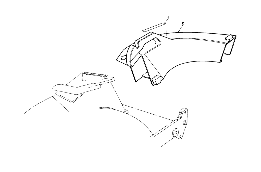 Side Discharge Chute Model No. 59110 (Optional) Diagram and Parts List for 20747C 8000001 - 8999999 Toro Lawn Mower