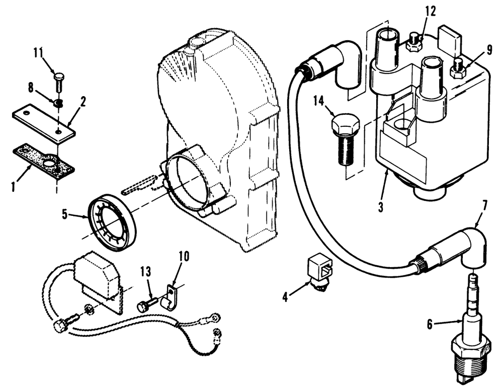 Toro Power Plus Ignition - Electronic Diagram and Parts List for 41-20OE02 1000001 - 1999999 Toro Lawn Tractor