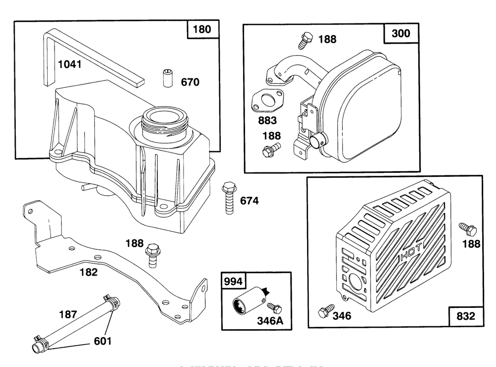 Engine Gts-150 Diagram and Parts List for 20928BC 59000001 - 59999999 Toro Lawn Mower
