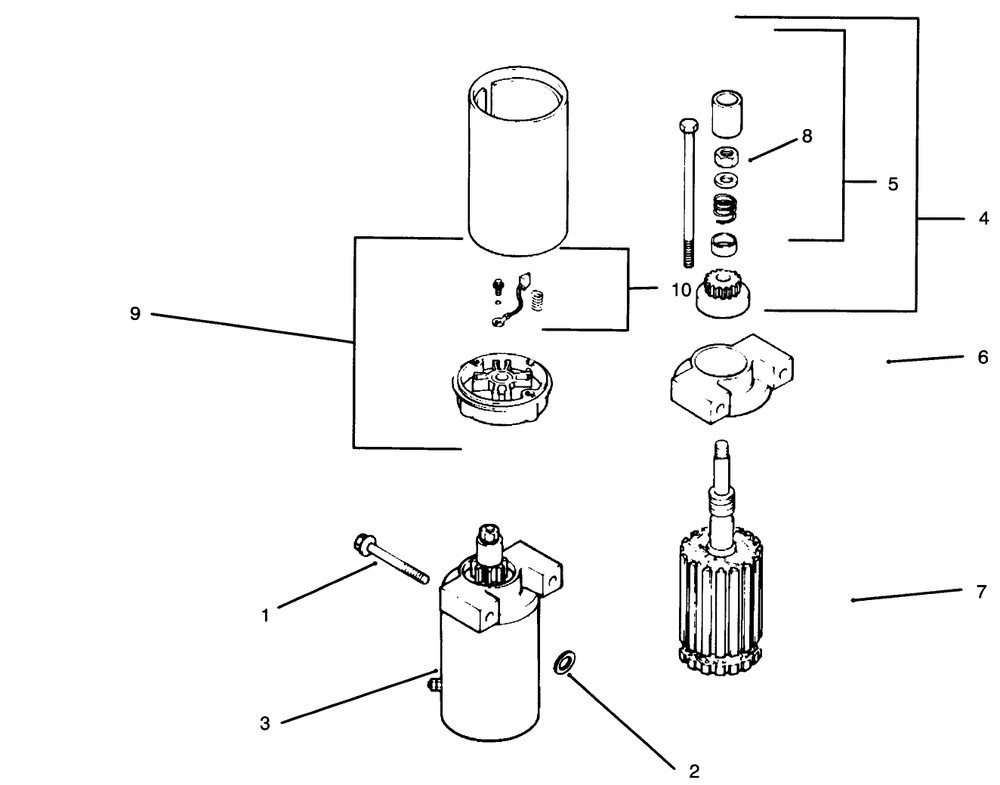 Starting System-Engine Kohler Model No. Cv14 S-1429 (Continued) Diagram and Parts List for 30186 590001 - 599999 Toro Lawn Tractor Accessories