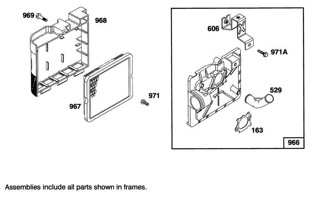 Engine Briggs & Stratton Model 127802-0513-21 Diagram and Parts List for 20801B 4900001 - 4999999 Toro Lawn Mower