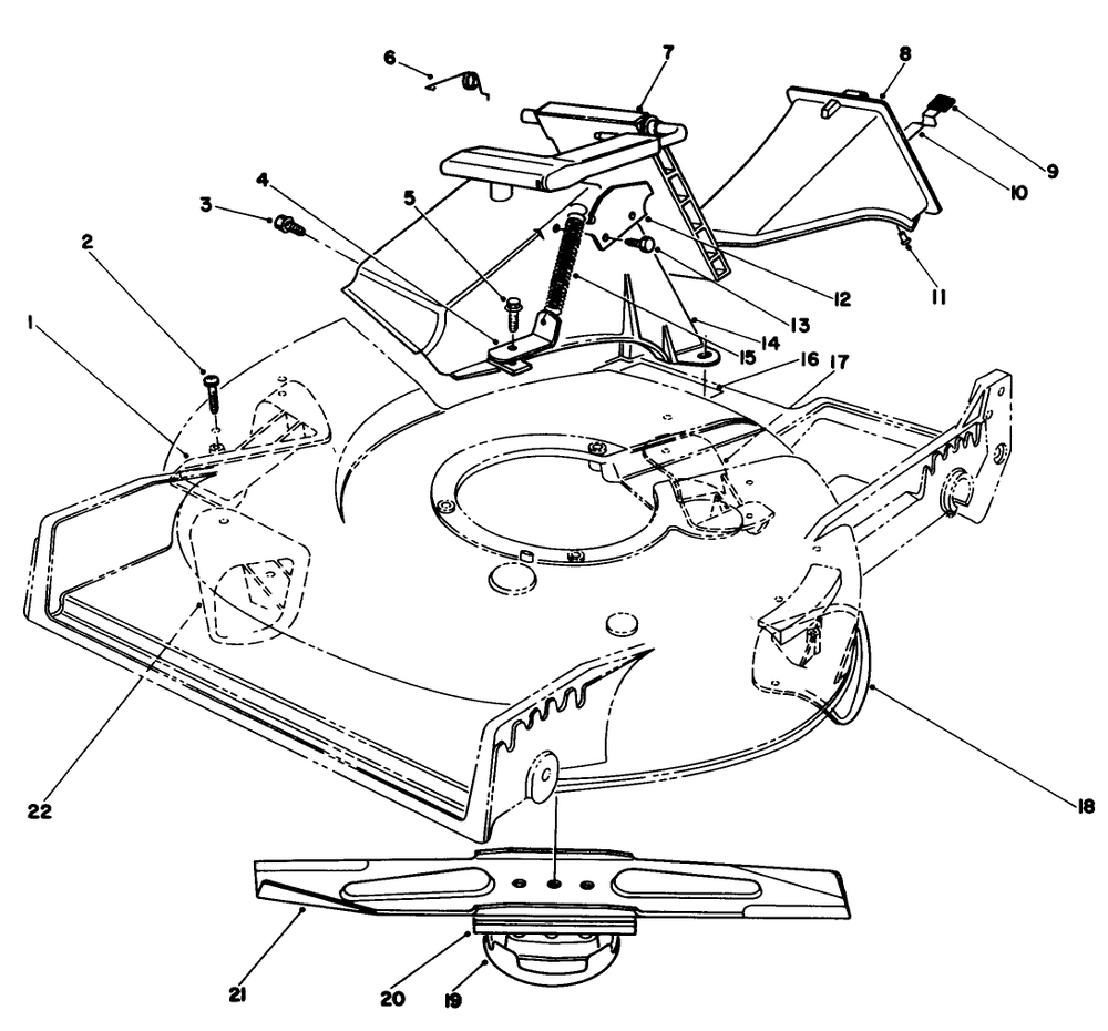 Recycler Kit Model No. 59173 (Optional) Diagram and Parts List for 20215 2000001 - 2999999 Toro Lawn Mower