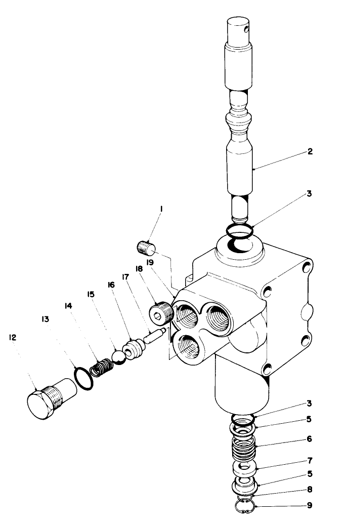 Valve Assembly No. 43-1700 Diagram and Parts List for 30775 300001 - 399999 Toro Lawn Tractor