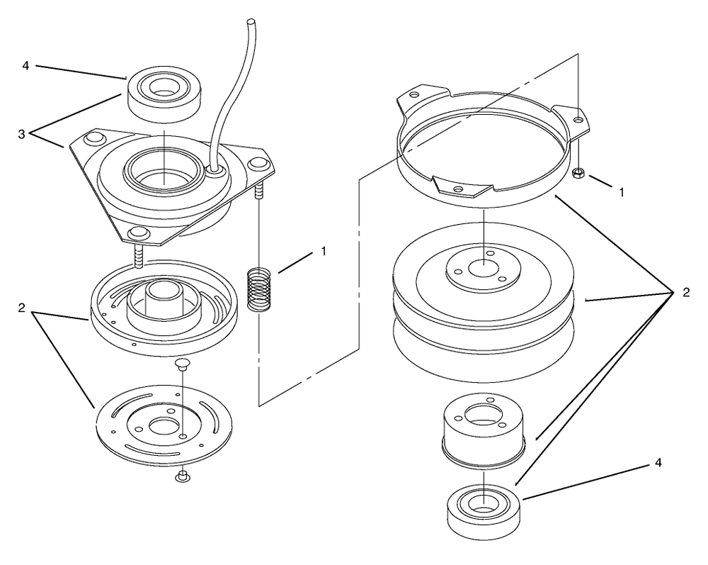 Clutch 92-6885 Diagram and Parts List for 72110 8900600 - 8999999 Toro Lawn Tractor
