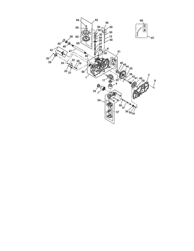 Rh Hydro Assembly Diagram and Parts List for 74370 280000001-290999999 Toro Lawn Mower