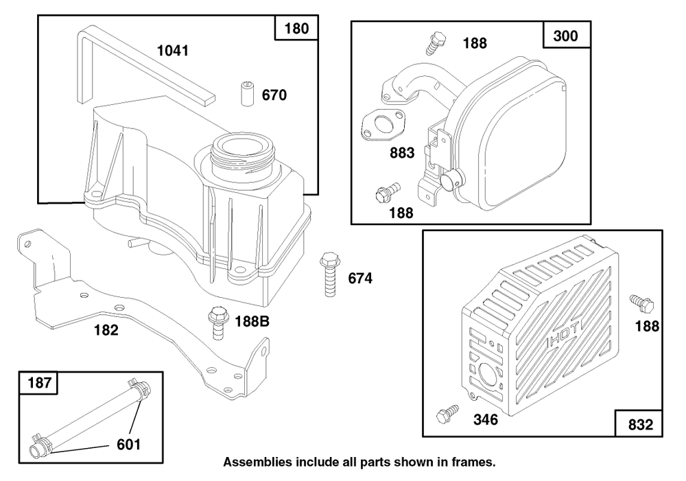 Engine Gts 150 Diagram and Parts List for 26633B 6900001 - 6999999 Toro Lawn Mower