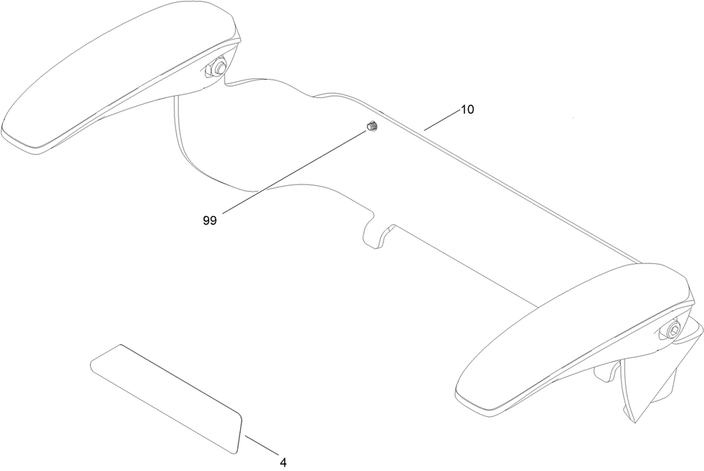 Model Specific Assembly Diagram and Parts List for 76530 417116866 - 417309999 Toro Lawn Tractor
