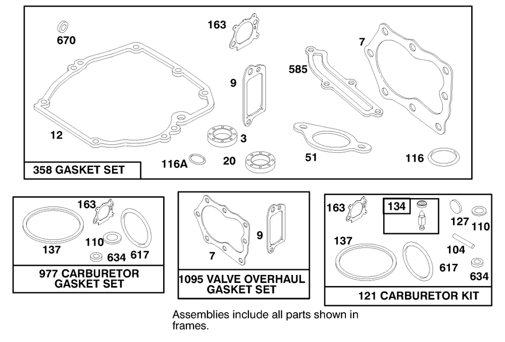 Engine Briggs & Stratton Model 12f802-1750-E1 Diagram and Parts List for 20776 8900001 - 8999999 Toro Lawn Mower