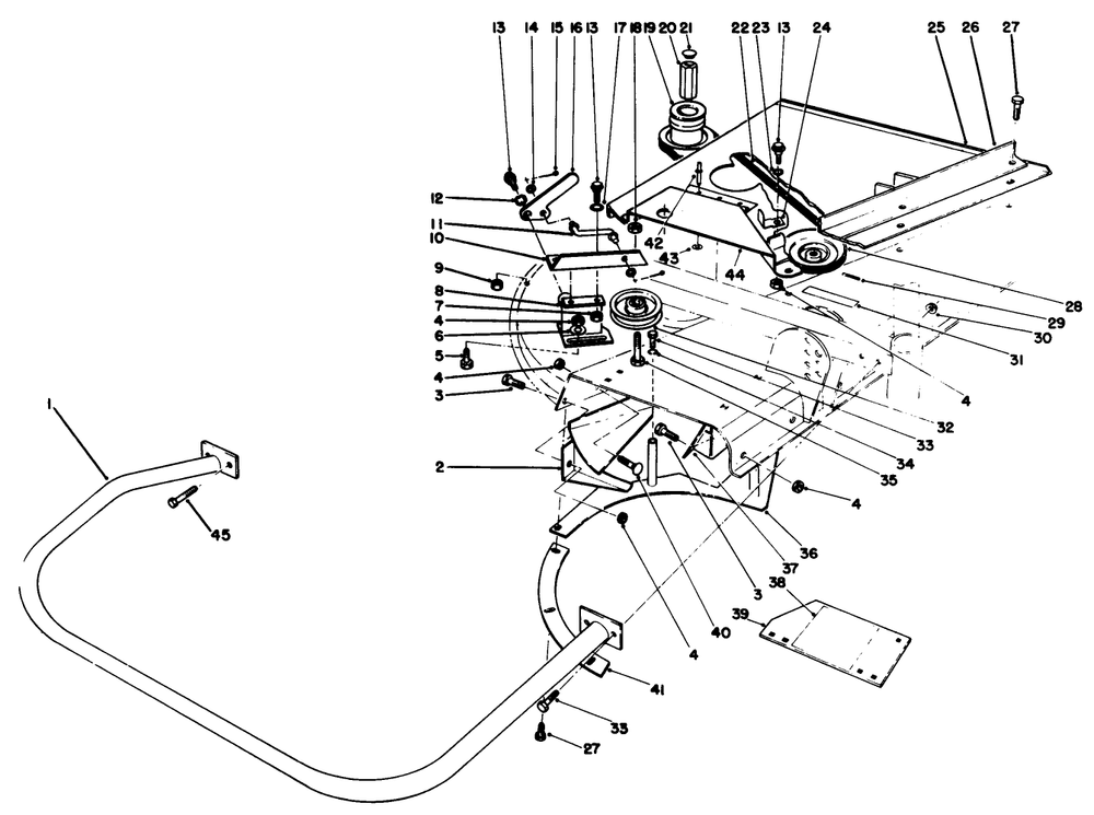 Used On Units With Serial No. 90501 & Up Diagram and Parts List for 30561 90000001 - 99999999 Toro Lawn Tractor Accessories