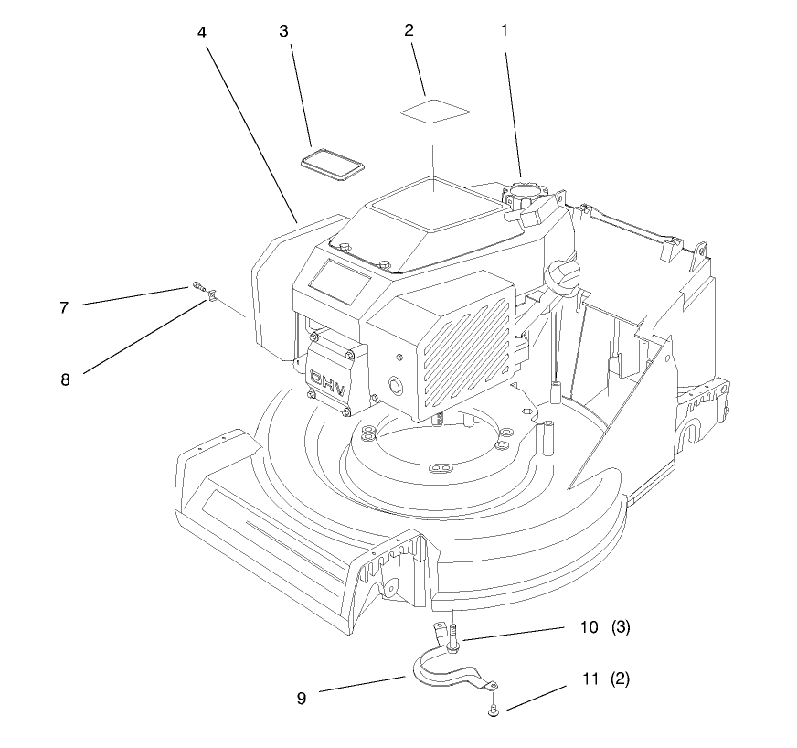 Gts 150 Engine Assembly Diagram and Parts List for 26633 7900001 - 7999999 Toro Lawn Mower