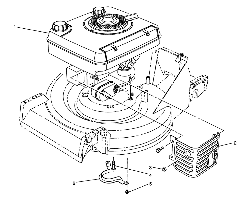 Engine Assembly Diagram and Parts List for 26642 9000001 - 9999999 Toro Lawn Mower