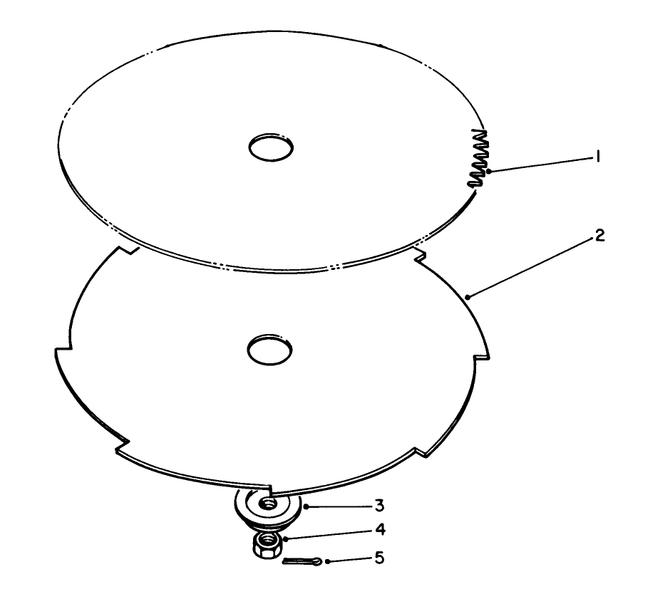 Saw Blade And Brush Blade (Optional) Diagram and Parts List for 51644 6000001 - 6999999 Toro Trimmer