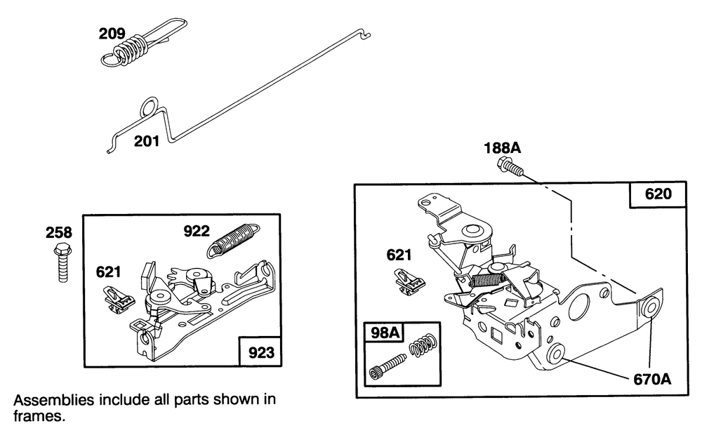 Engine Briggs & Stratton Model 127802-0514-21 Diagram and Parts List for 20801BC 4900001 - 4999999 Toro Lawn Mower