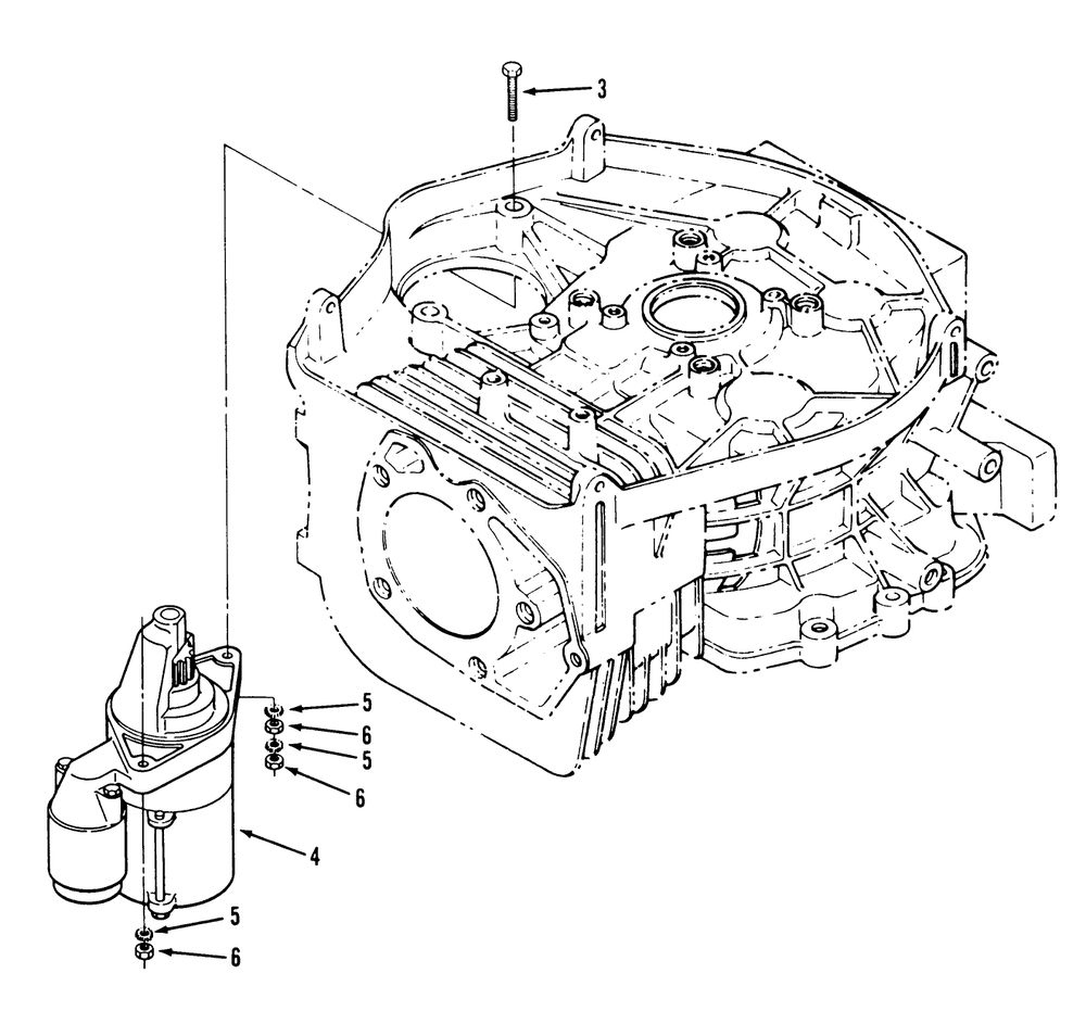 Starter-612-Z Diagram and Parts List for Y1-16OE03 1000001 - 1999999 Toro Lawn Tractor