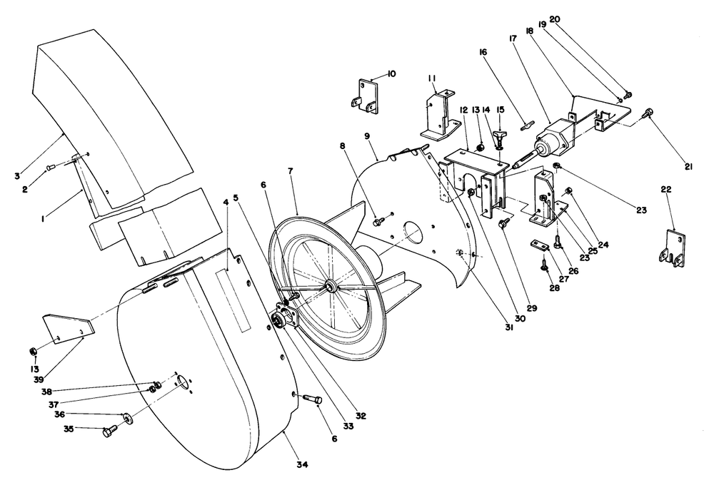 Grass Collection System Model No. 30576 (Optional) Diagram and Parts List for 30754 7000001 - 7999999 Toro Lawn Tractor