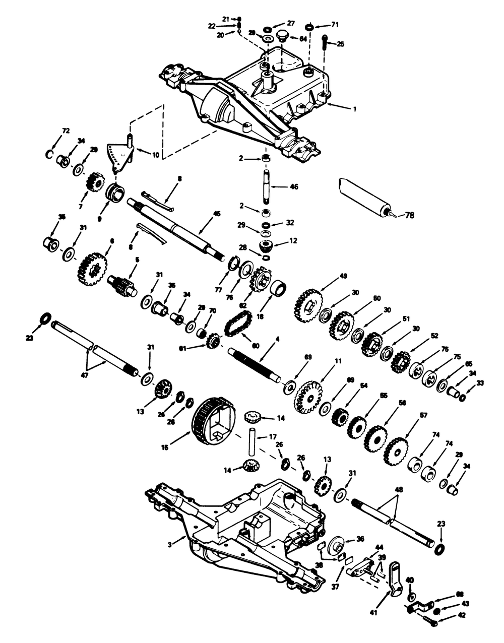Peerless Transmission Model No. 930-020 (212-5) Diagram and Parts List for 32-12BEA3 1000001 - 1999999 Toro Lawn Tractor