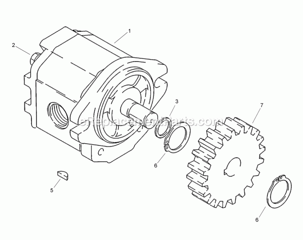 Plow Motor Assembly P40 Plow Diagram and Parts List for 2011  Toro Lawn Tractor Accessories