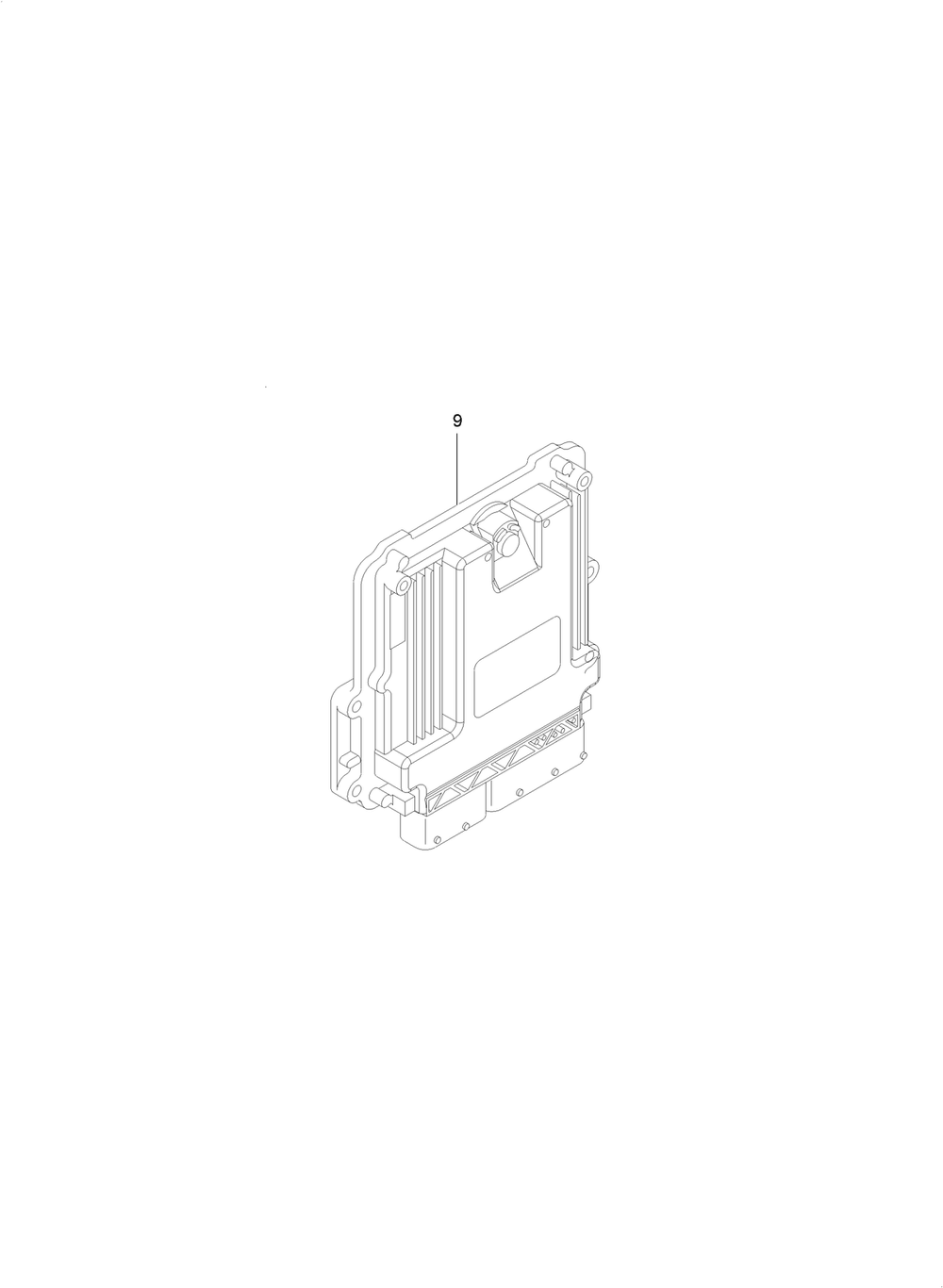 Electronic Control Unit Assembly Diagram and Parts List for 74072 403226744-404399999 Toro Lawn Mower